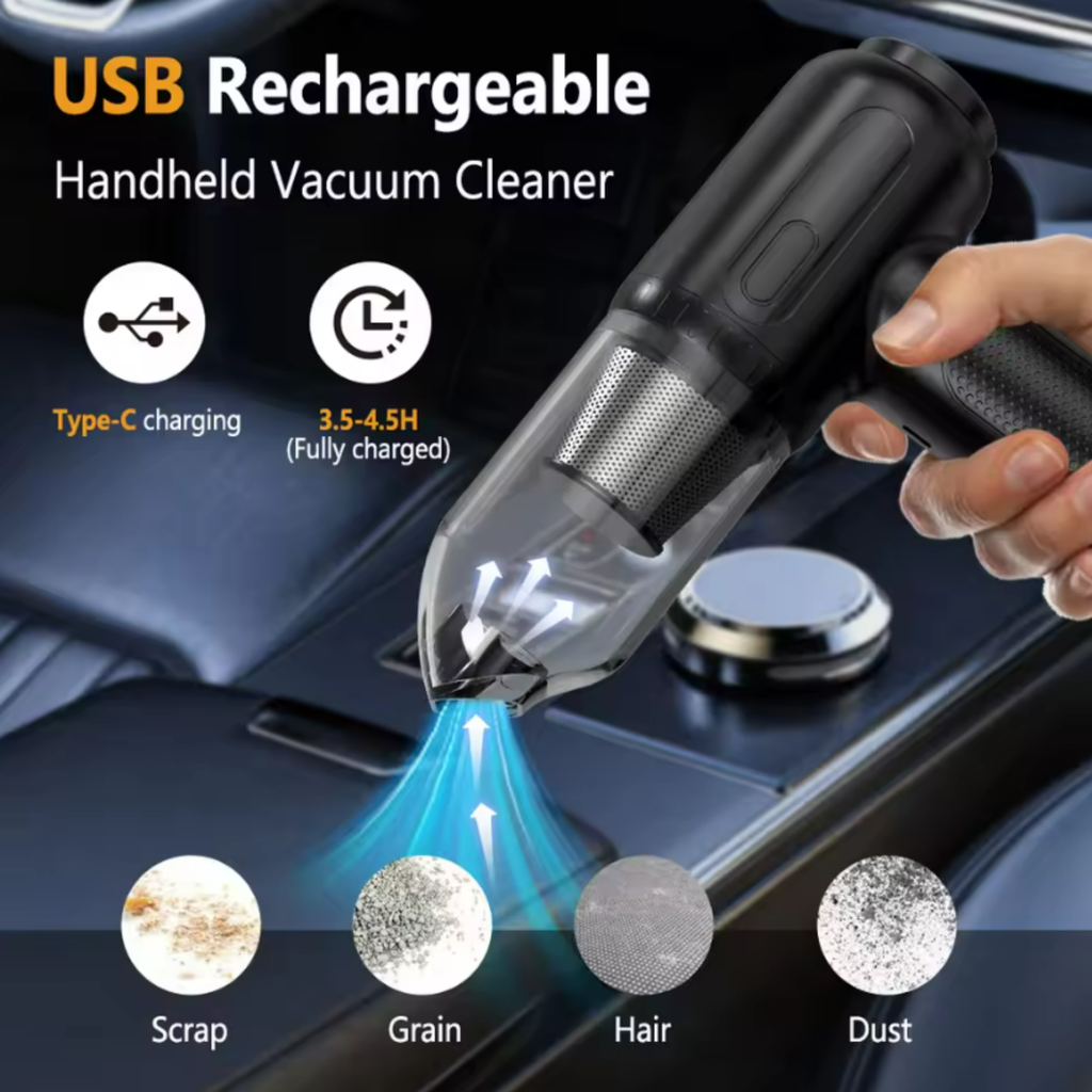 The Ultimate 2-in-1 Handheld Duster & Vacuum Hub