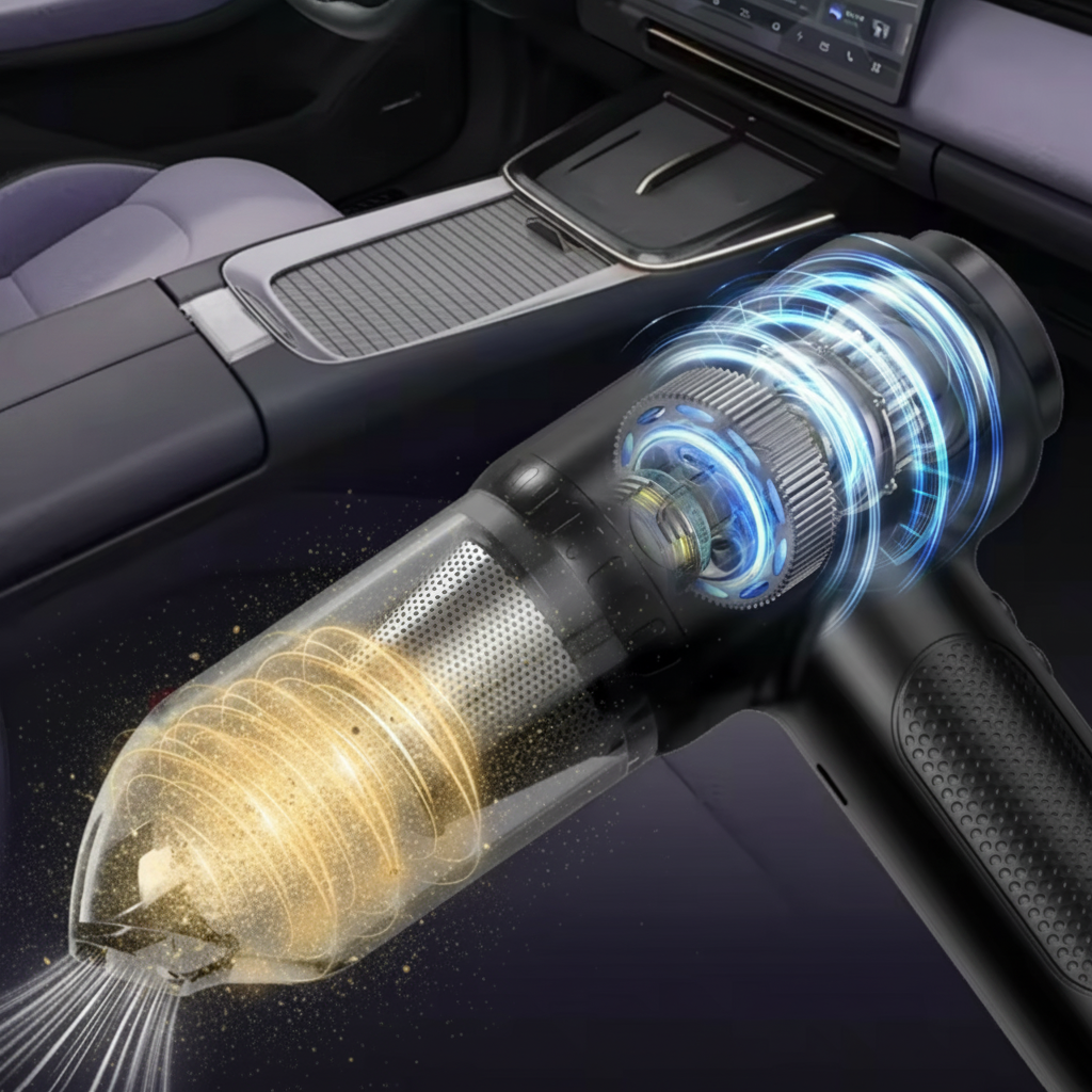 The Ultimate 2-in-1 Handheld Duster & Vacuum Hub