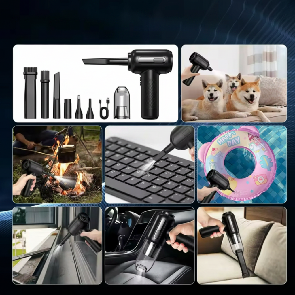 The Ultimate 2-in-1 Handheld Duster & Vacuum Hub
