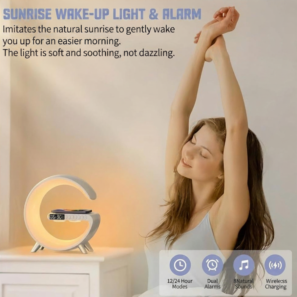 3-in-1 G-Shaped Bluetooth Speaker Lamp