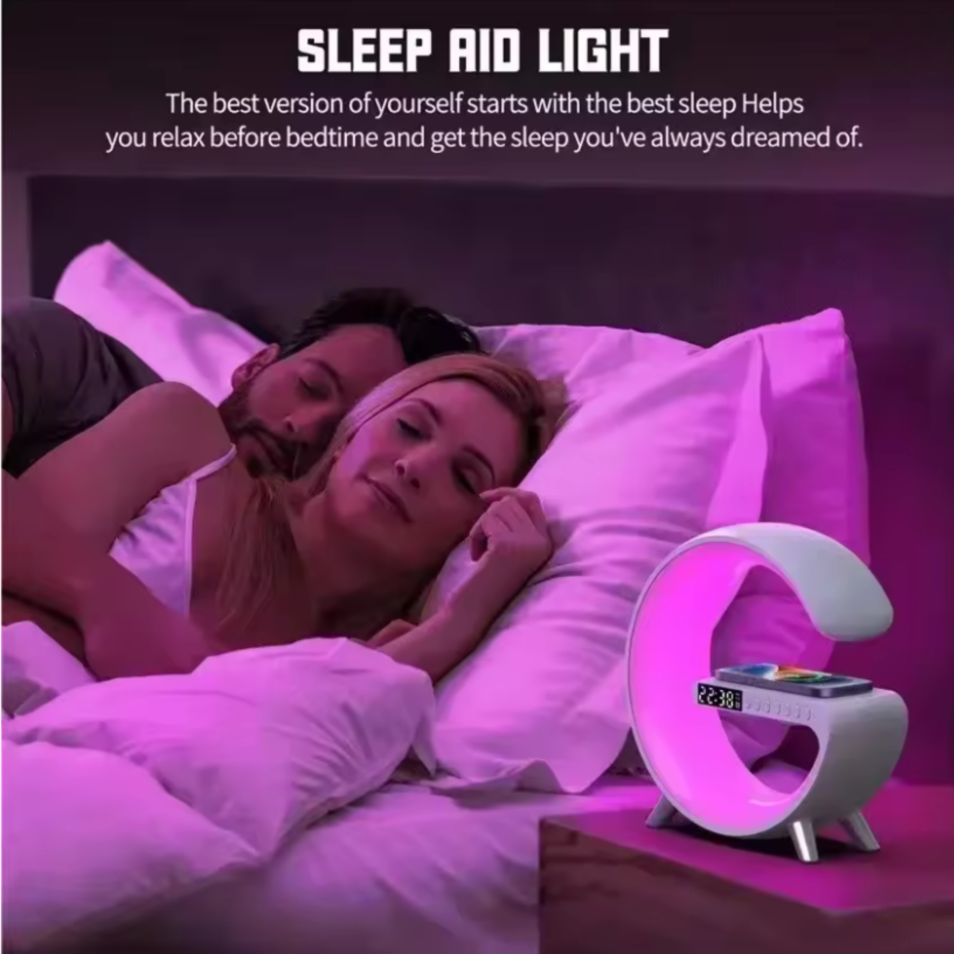 3-in-1 G-Shaped Bluetooth Speaker Lamp