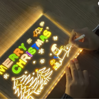 Acrylic LED Note Board with 7 Pens