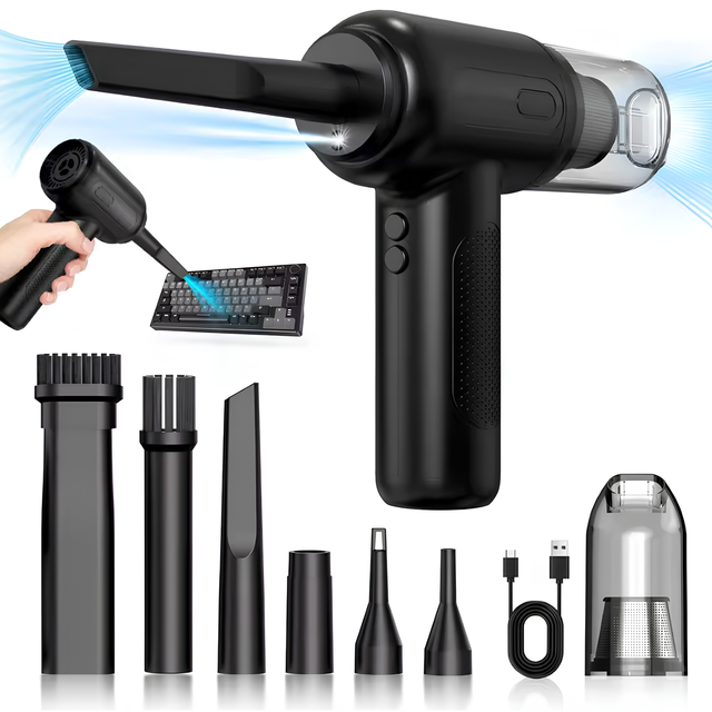 The Ultimate 2-in-1 Handheld Duster & Vacuum Hub